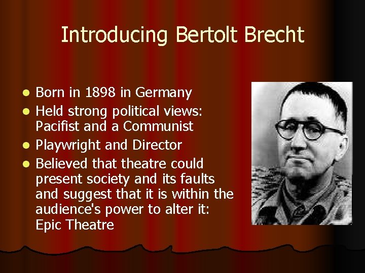 Introducing Brecht