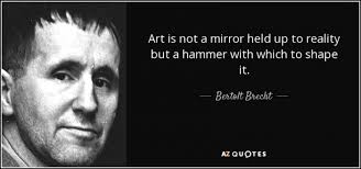 ब्रेष्ट के प्रबोधन-नाट्य की अवधारणा 16 Quotation Brecht