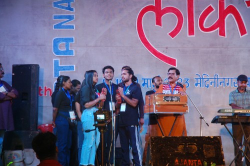 डाल्टनगंज में पंद्रहवाँ राष्ट्रीय सम्मेलन सम्पन्न : पहला दिन : कला का हाथ से रिश्ता ज़रूरी : प्रसन्ना 17 1st day jangeet