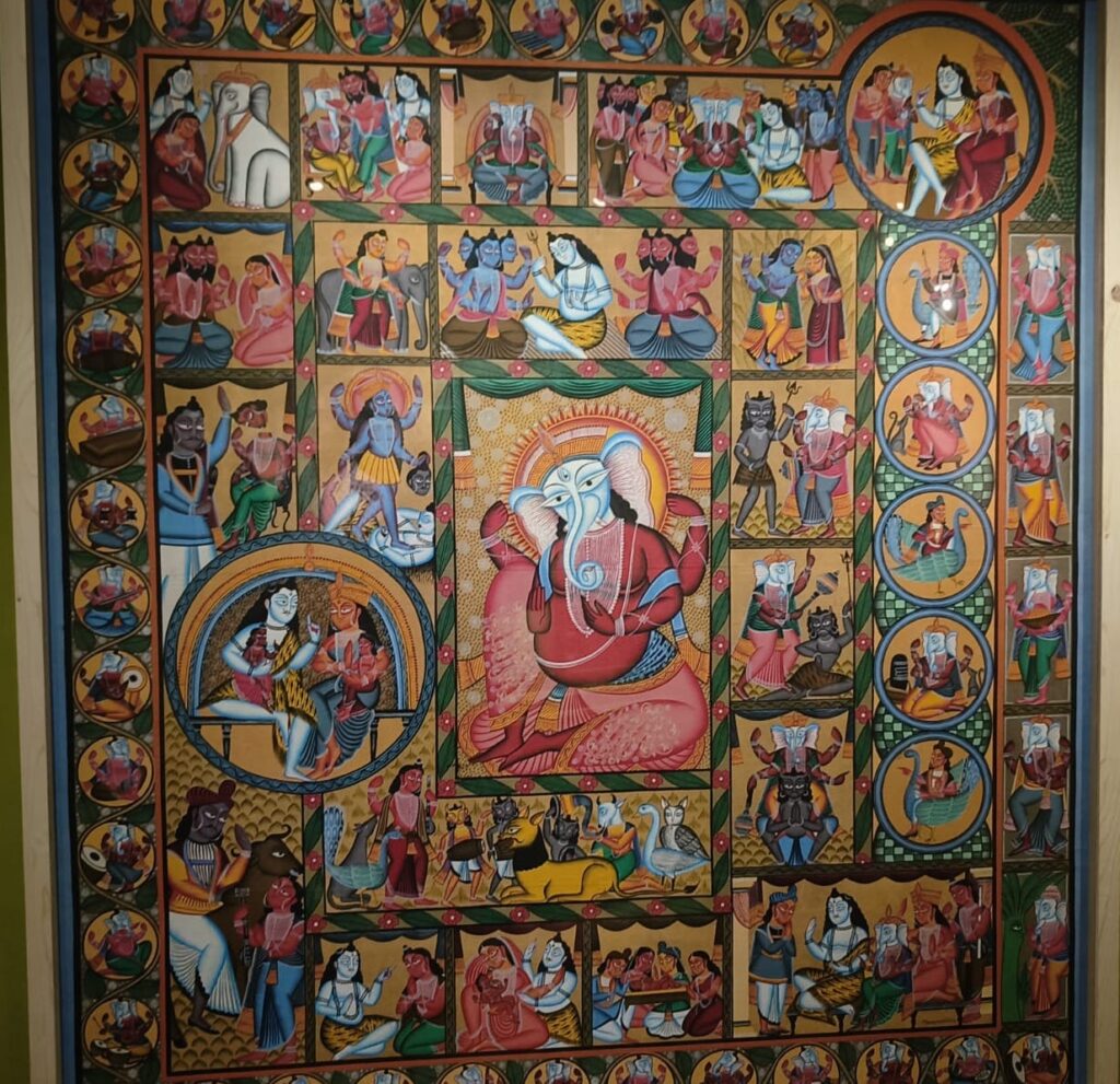दृश्य-कला का संवेदी अनुभव 5 गणेश कथा चित्र